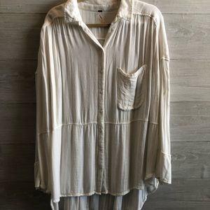Free People: White Tunic